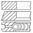 Jeu de segments de pistons GOETZE ENGINE [08-432300-00]