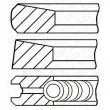 GOETZE ENGINE 08-444200-10 - Jeu de segments de pistons