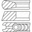 GOETZE ENGINE 08-445300-00 - Jeu de segments de pistons