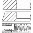 GOETZE ENGINE 08-448905-00 - Jeu de segments de pistons