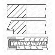 GOETZE ENGINE 08-451907-00 - Jeu de segments de pistons