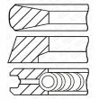 Jeu de segments de pistons GOETZE ENGINE [08-520200-00]