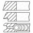 Jeu de segments de pistons GOETZE ENGINE [08-701000-00]