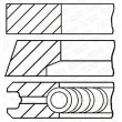 Jeu de segments de pistons GOETZE ENGINE [08-743200-00]