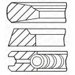 Jeu de segments de pistons GOETZE ENGINE [08-962000-00]