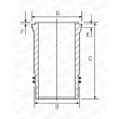 Chemise de cylindre GOETZE ENGINE [15-458180-00]