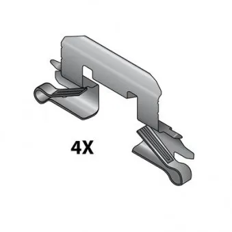 RAICAM 12079559 - Kit d'accessoires, plaquette de frein à disque