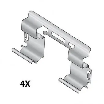 RAICAM 12079665 - Kit d'accessoires, plaquette de frein à disque