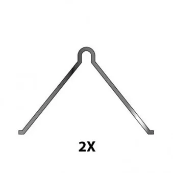 RAICAM 12079670 - Kit d'accessoires, plaquette de frein à disque