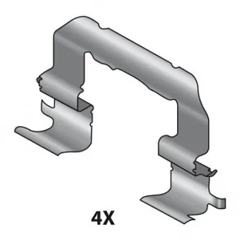 RAICAM 12079680 - Kit d'accessoires, plaquette de frein à disque