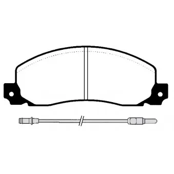RAICAM RA.0329.0 - Jeu de 4 plaquettes de frein avant