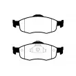 RAICAM RA.0448.0 - Jeu de 4 plaquettes de frein avant