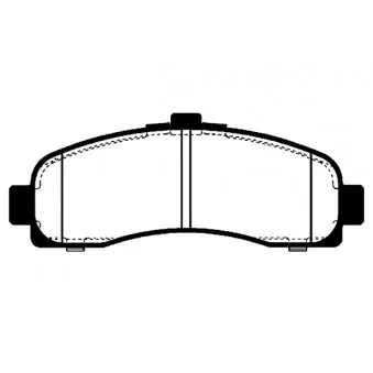 Jeu de 4 plaquettes de frein avant RAICAM OEM 410606F626
