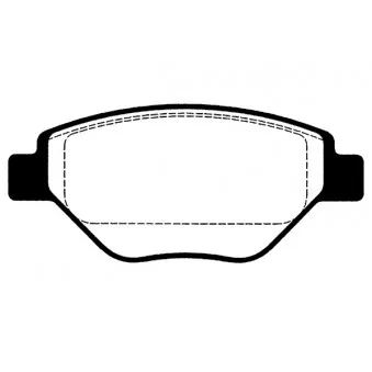 Jeu de 4 plaquettes de frein avant RAICAM OEM 410609192R