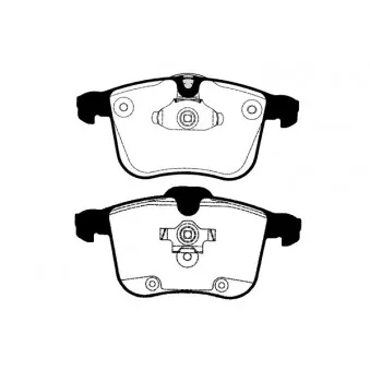 Jeu de 4 plaquettes de frein avant RAICAM OEM 12802167