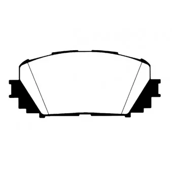Jeu de 4 plaquettes de frein avant RAICAM OEM 0446552270