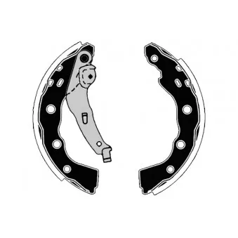 Jeu de mâchoires de frein RAICAM OEM MR465094