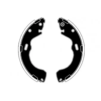 Jeu de mâchoires de frein RAICAM OEM GEYT2638ZB