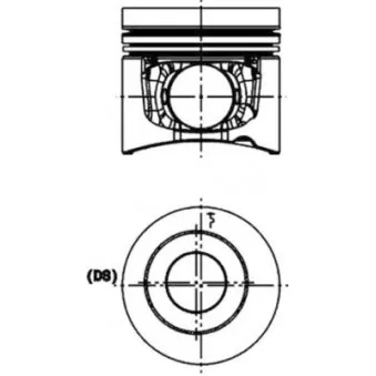 Kit de réparation, Piston/Chemise de cylindre KOLBENSCHMIDT OEM 20459997