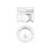 KOLBENSCHMIDT 40893961 - Kit de réparation, Piston/Chemise de cylindre