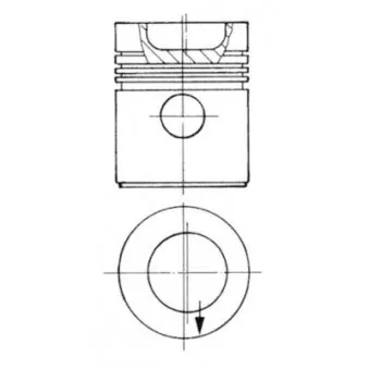 KOLBENSCHMIDT 92144961 - Kit de réparation, Piston/Chemise de cylindre