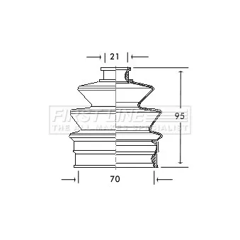 FIRST LINE FCB2010 - Joint-soufflet, arbre de commande