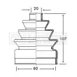 Joint-soufflet, arbre de commande FIRST LINE [FCB2065]
