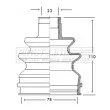 Joint-soufflet, arbre de commande FIRST LINE [FCB2111]
