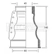 FIRST LINE FCB2122 - Joint-soufflet, arbre de commande