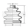 Joint-soufflet, arbre de commande FIRST LINE [FCB2171]