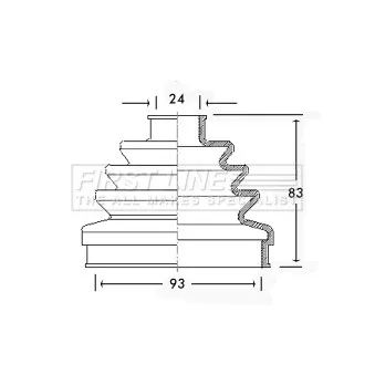 FIRST LINE FCB2278 - Joint-soufflet, arbre de commande