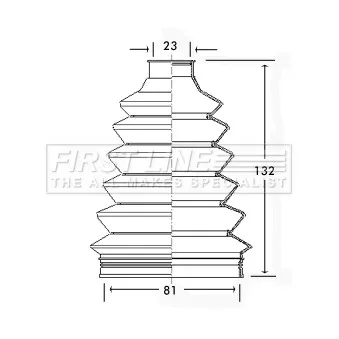 FIRST LINE FCB2322 - Joint-soufflet, arbre de commande