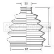 Joint-soufflet, arbre de commande FIRST LINE [FCB2336]