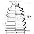 Joint-soufflet, arbre de commande FIRST LINE [FCB2375]