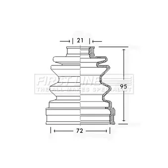 FIRST LINE FCB2546 - Joint-soufflet, arbre de commande