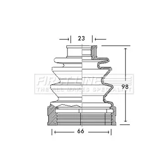 FIRST LINE FCB2617 - Joint-soufflet, arbre de commande