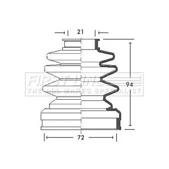 FIRST LINE FCB2711 - Joint-soufflet, arbre de commande