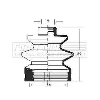 FIRST LINE FCB2723 - Joint-soufflet, arbre de commande