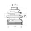 Joint-soufflet, arbre de commande FIRST LINE [FCB2743]