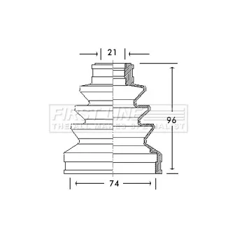 FIRST LINE FCB2755 - Joint-soufflet, arbre de commande