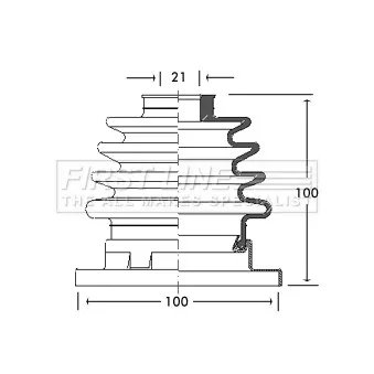 FIRST LINE FCB2759 - Joint-soufflet, arbre de commande