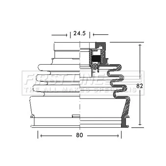 FIRST LINE FCB2768 - Joint-soufflet, arbre de commande