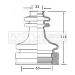 Joint-soufflet, arbre de commande FIRST LINE [FCB2770]