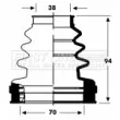 Joint-soufflet, arbre de commande FIRST LINE [FCB2807]