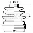 Joint-soufflet, arbre de commande FIRST LINE [FCB2832]