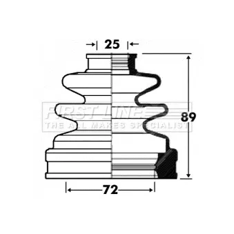 FIRST LINE FCB2835 - Joint-soufflet, arbre de commande