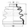 Joint-soufflet, arbre de commande FIRST LINE [FCB2846]