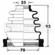 Joint-soufflet, arbre de commande FIRST LINE [FCB2864]