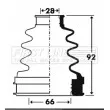 Joint-soufflet, arbre de commande FIRST LINE [FCB2900]