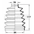 Joint-soufflet, arbre de commande FIRST LINE [FCB6012]